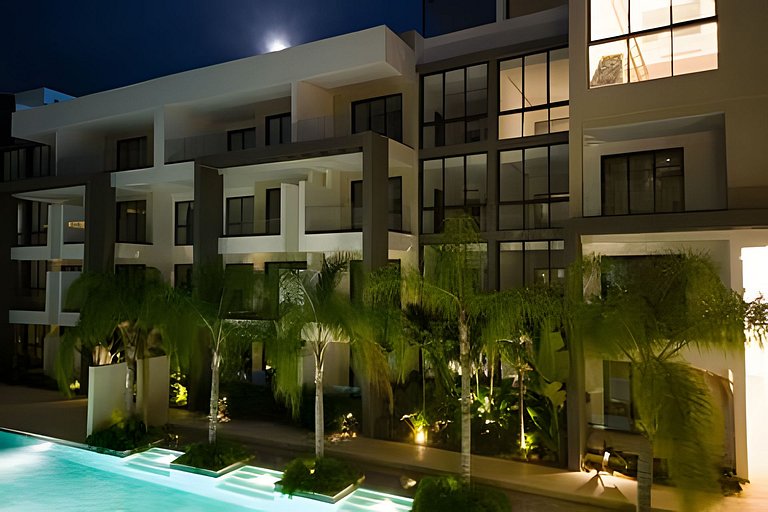 Condominio de lujo Salida a playa Estilo Resort Muchas comod