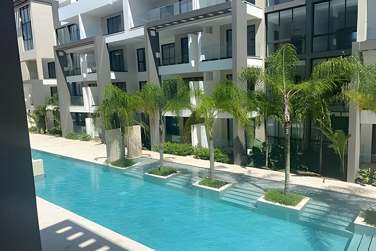 Condominio de lujo Salida a playa Estilo Resort Muchas comod