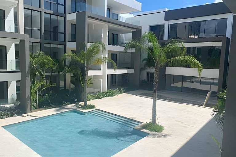 Condominio de lujo Salida a playa Estilo Resort Muchas comod