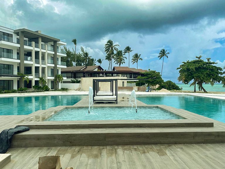 Condominio de lujo Salida a playa Estilo Resort Muchas comod